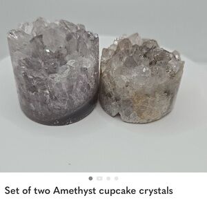 Crystal Geode cupcakes
